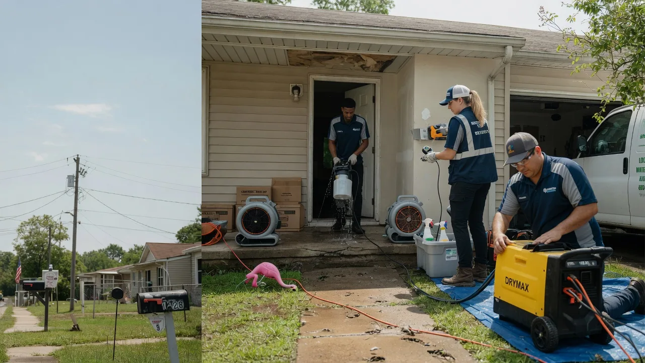Storm Damage Water Removal in Minden, TX near me